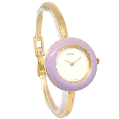 Gucci 11/12.2 Change Bezel Chameleon Quartz Watch SS