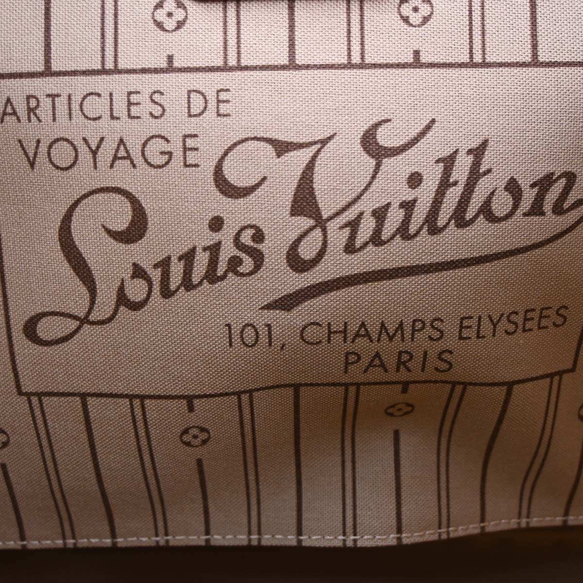 Louis Vuitton Monogram Neverfull GM Tote Bag M40157