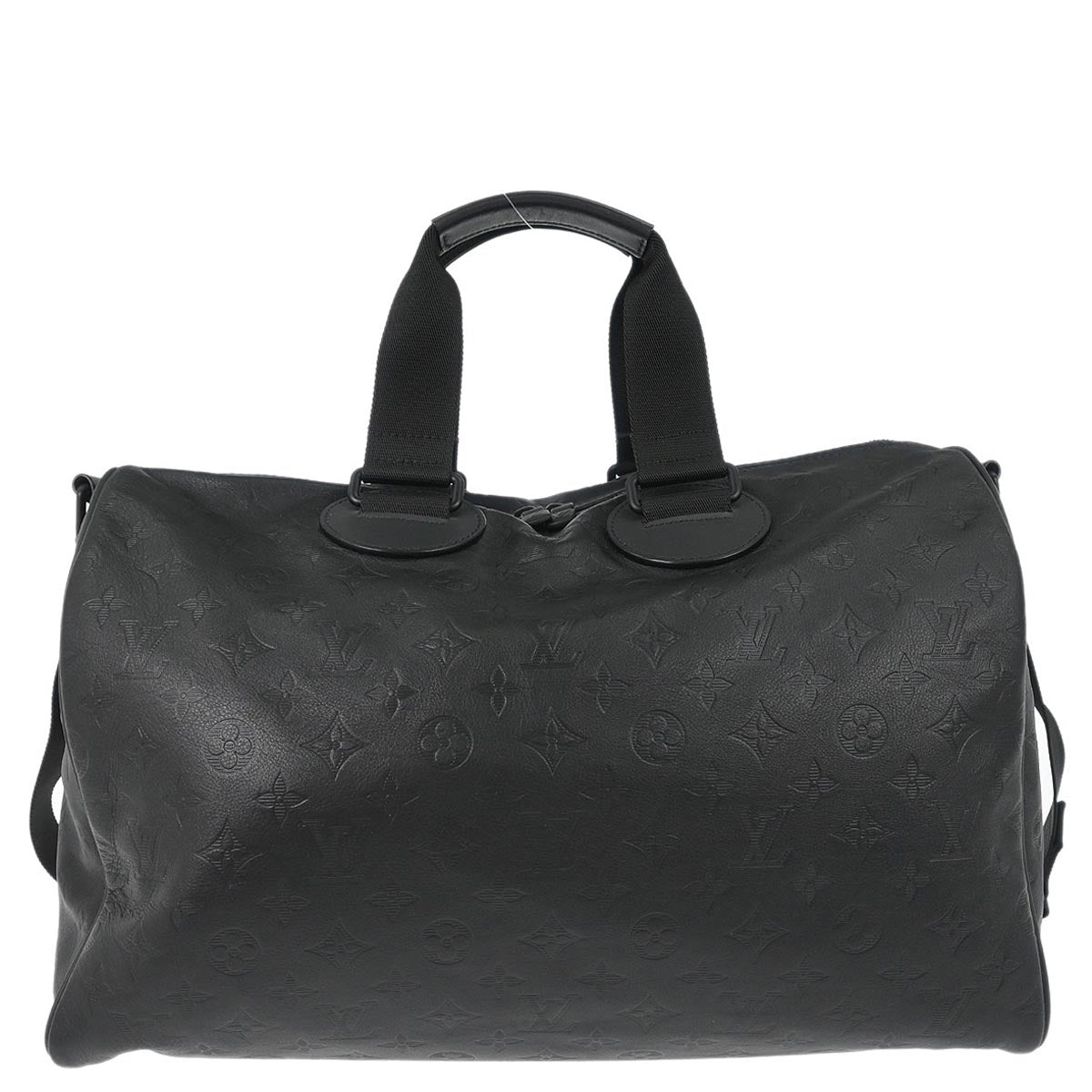 Louis Vuitton 2019 Black Monogram Shadow Speedy Bandouliere 40 M43696