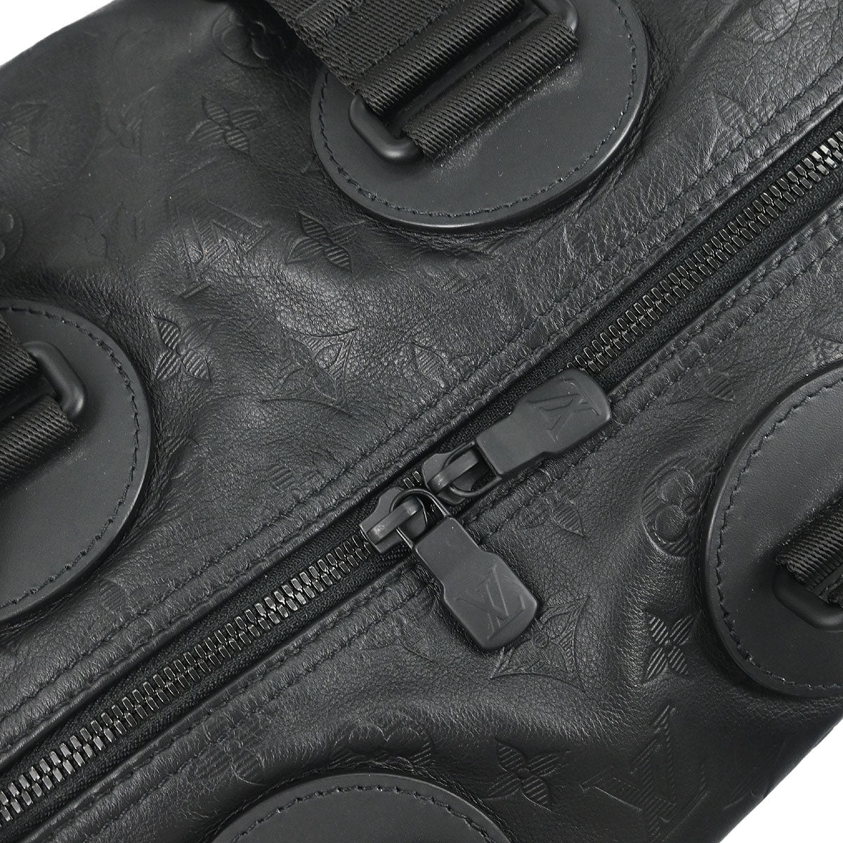 Louis Vuitton 2019 Black Monogram Shadow Speedy Bandouliere 40 M43696