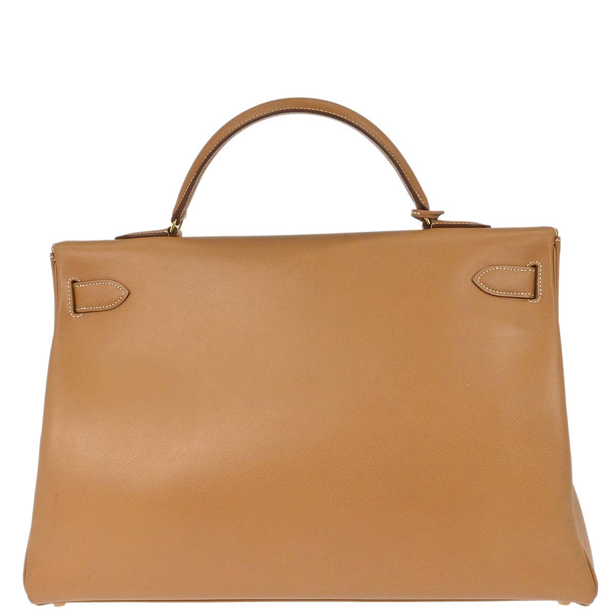 Hermes Natural Courchevel Kelly 40 Retourne Handbag