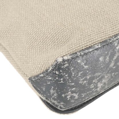 Boy Chanel Beige Canvas Graffiti Medium Shoulder Bag