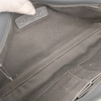 Boy Chanel Beige Canvas Graffiti Medium Shoulder Bag