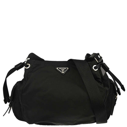 Prada Black Nylon Shoulder Bag