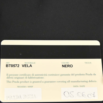 Prada Black Nylon Shoulder Bag