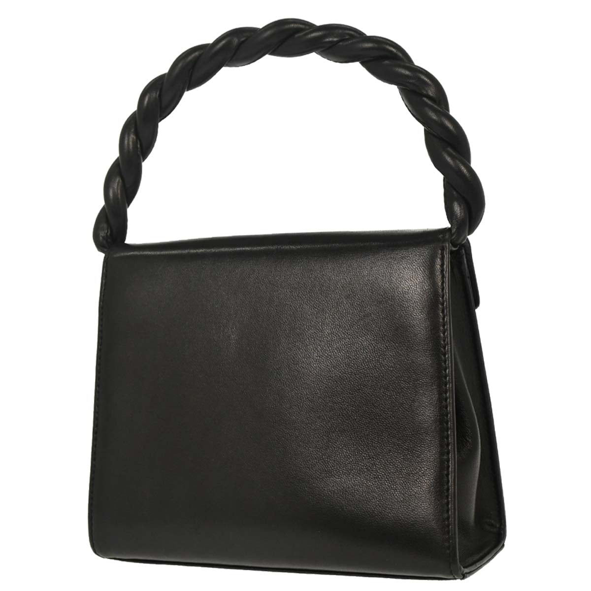 Chanel Black Lambskin Top Handle Handbag