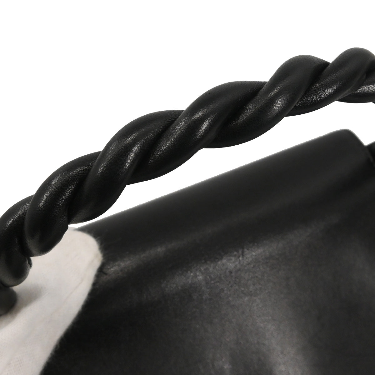 Chanel Black Lambskin Top Handle Handbag