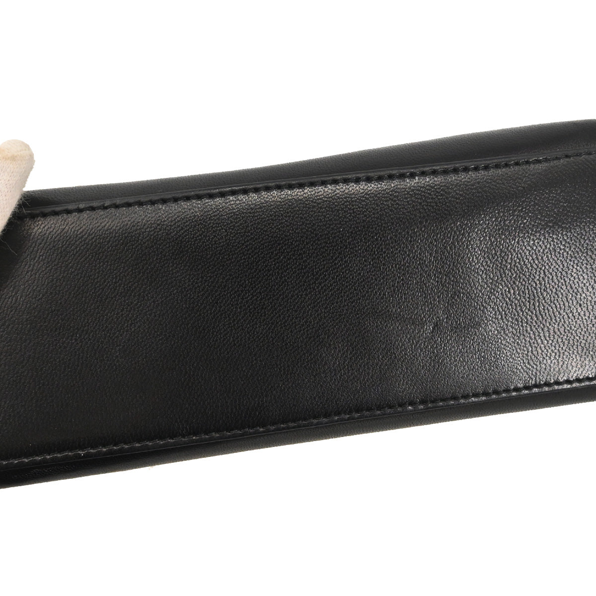 Chanel Black Lambskin Top Handle Handbag