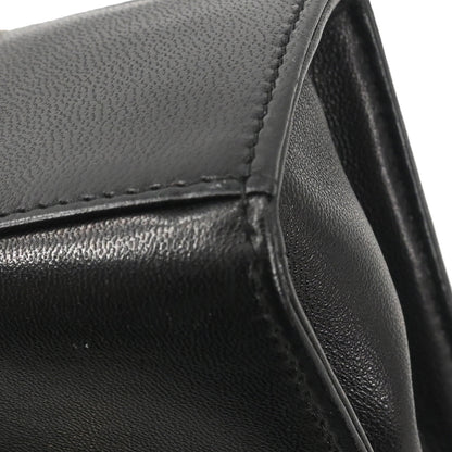 Chanel Black Lambskin Top Handle Handbag