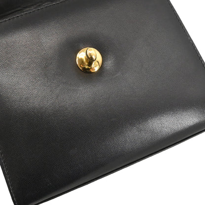 Chanel Black Lambskin Top Handle Handbag