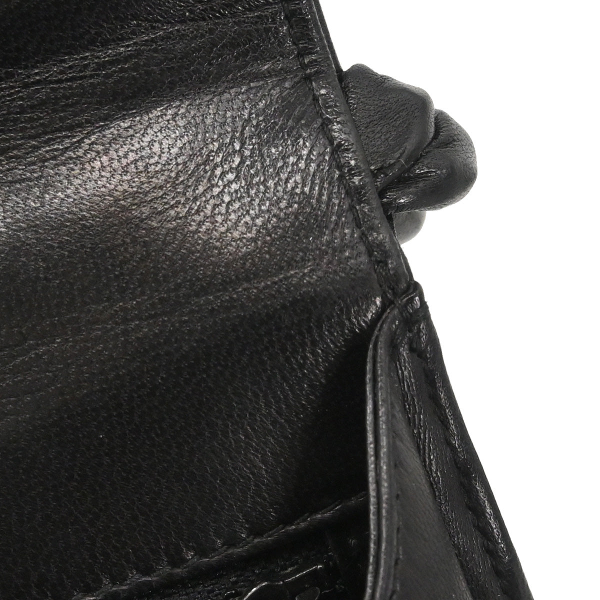 Chanel Black Lambskin Top Handle Handbag