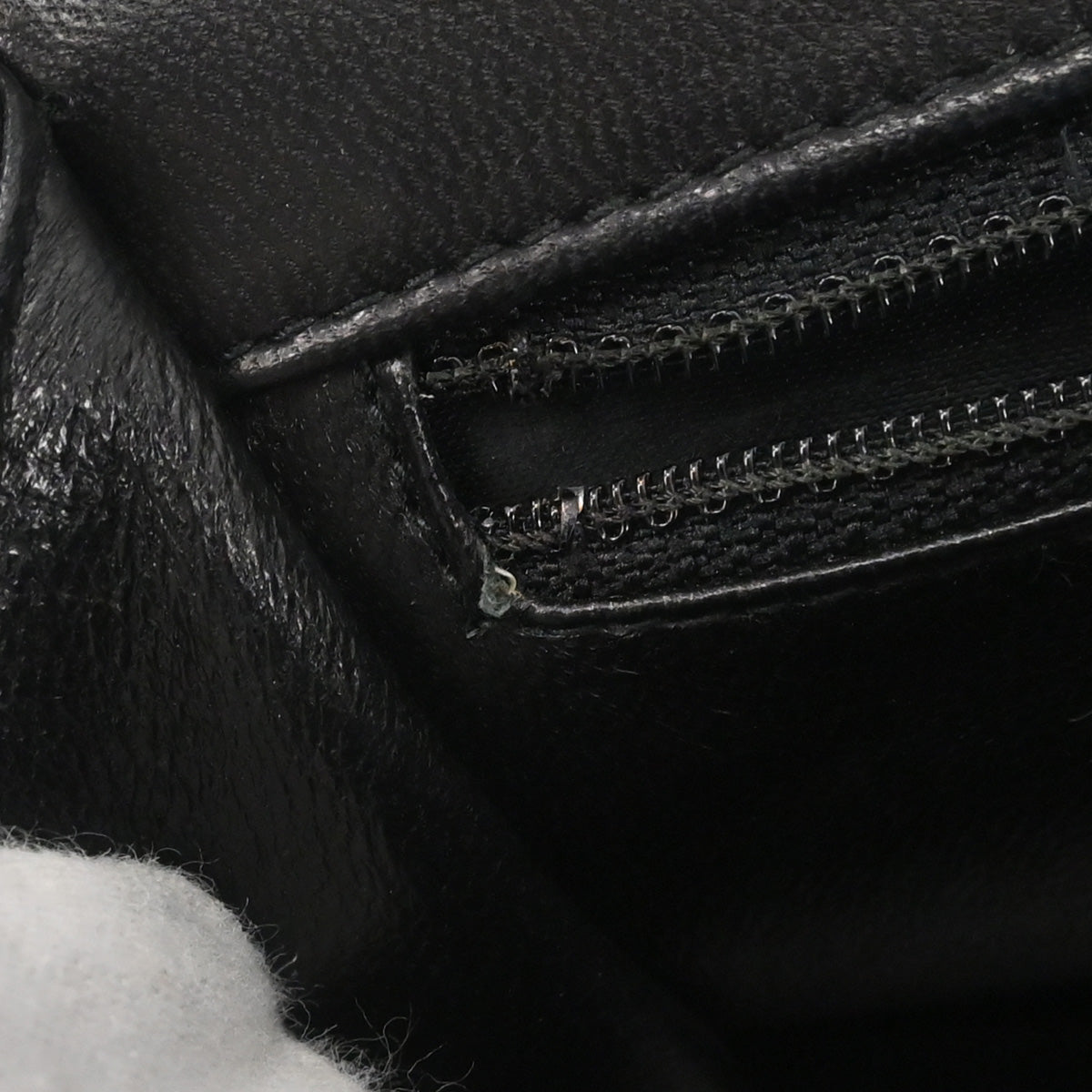 Chanel Black Lambskin Top Handle Handbag