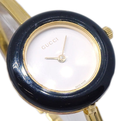 Gucci 11/12.2 Change Bezel Chameleon Quartz Watch SS