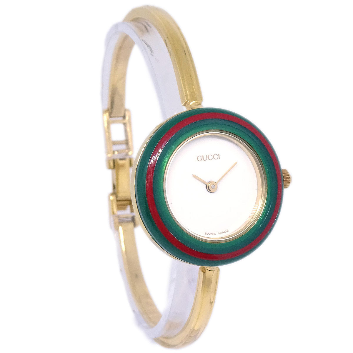 Gucci 11/12.2 Change Bezel Chameleon Quartz Watch SS