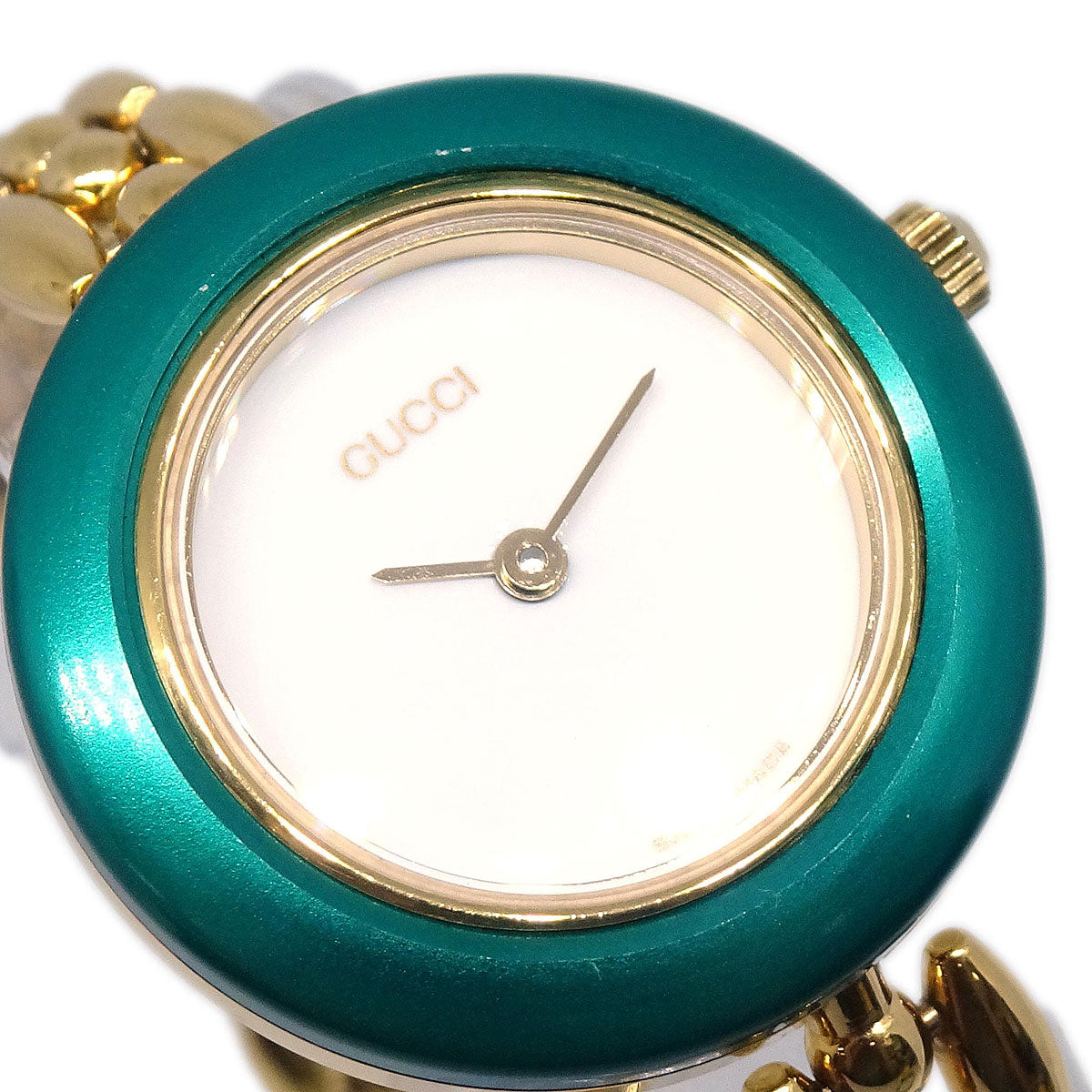 Gucci 11/12.2 Change Bezel Chameleon Quartz Watch SS