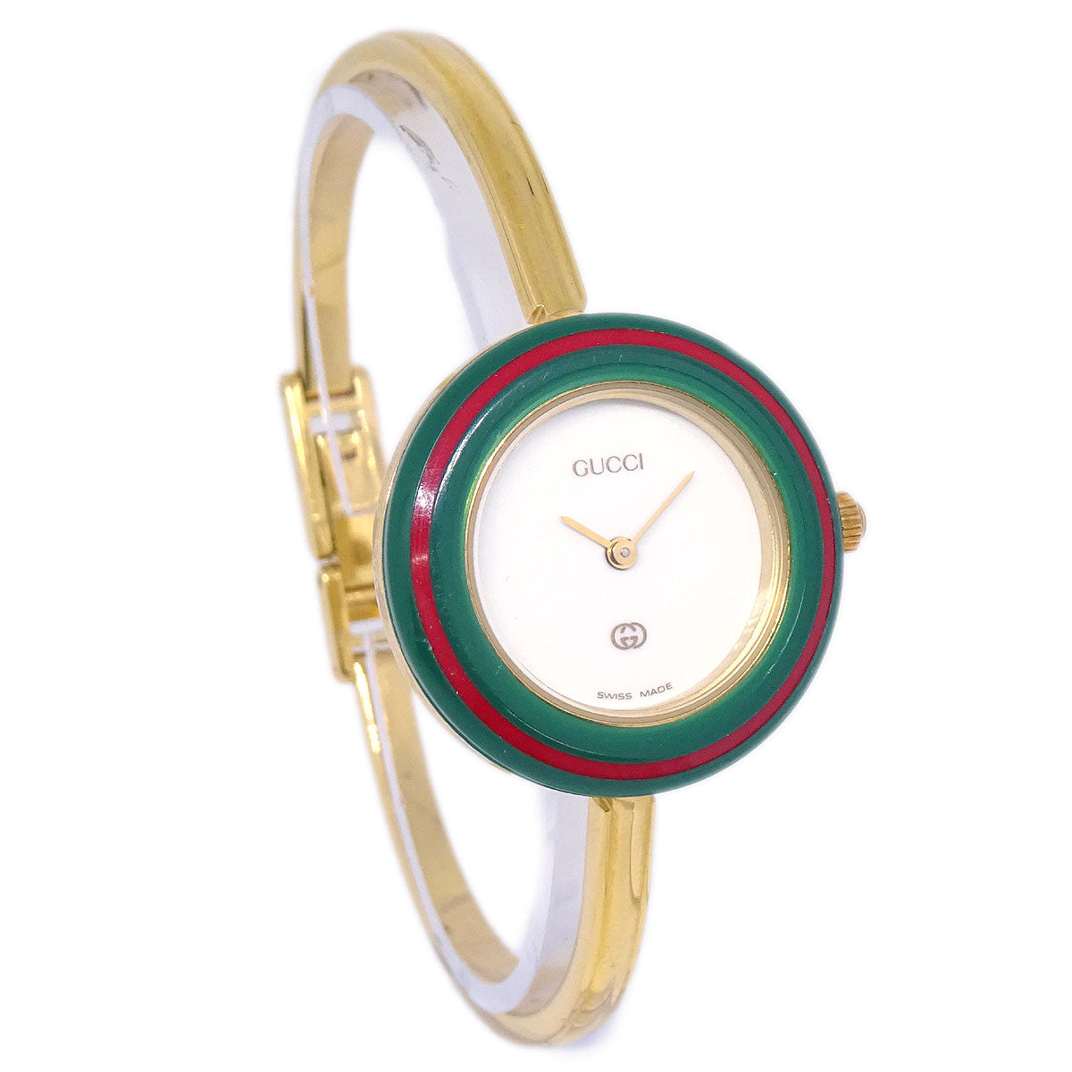 Gucci 1100-L Change Bezel Chameleon Quartz Watch SS