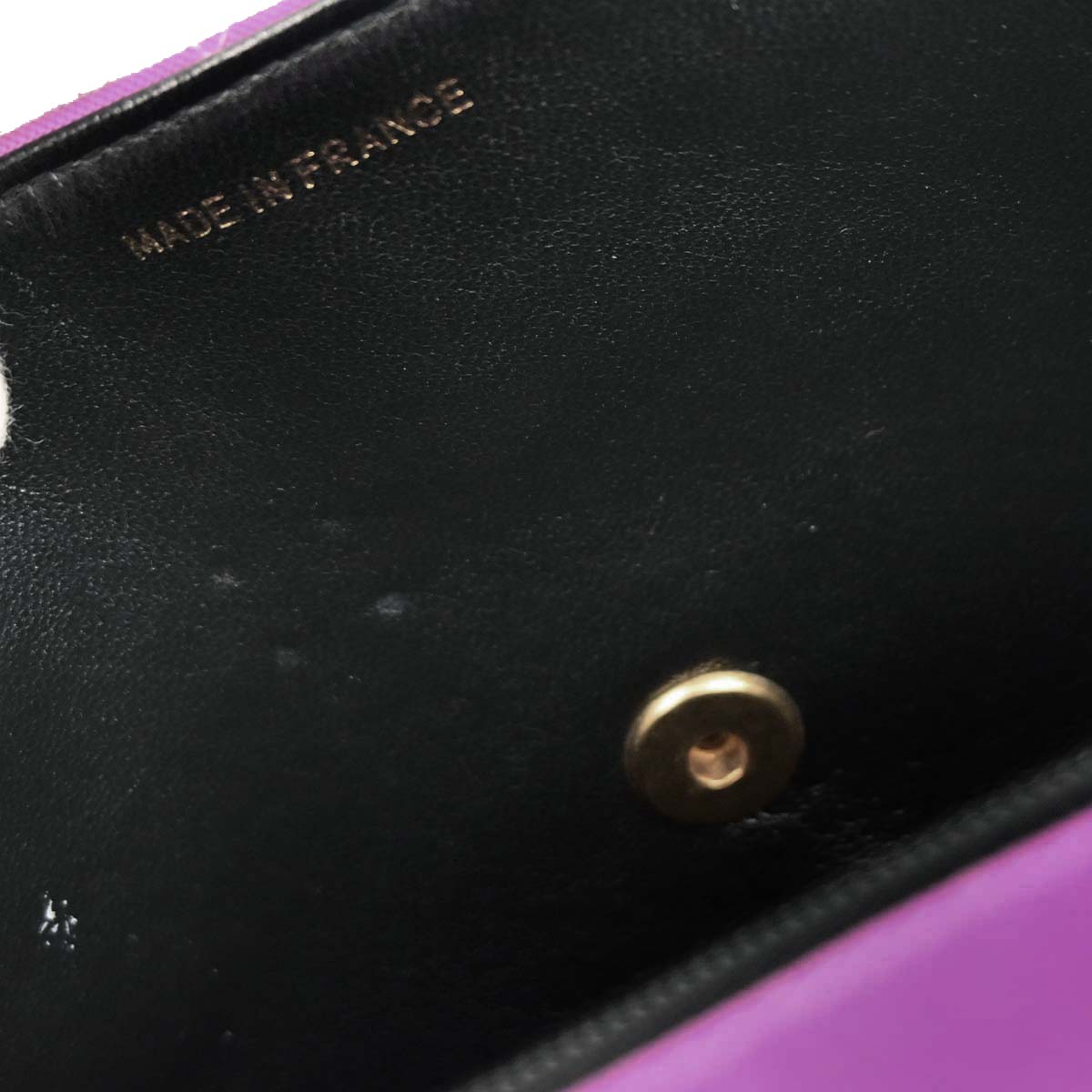 Chanel Purple Nylon Single Flap Shoulder Bag