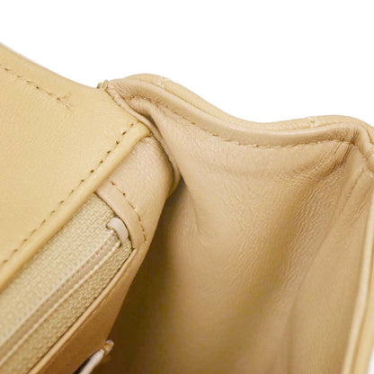 Chanel Beige Lambskin Shoulder Bag