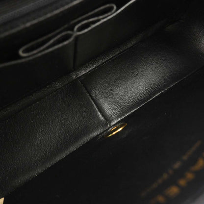 Chanel 1994-1996 Indigo Denim Turnlock Small Full Flap Shoulder Bag