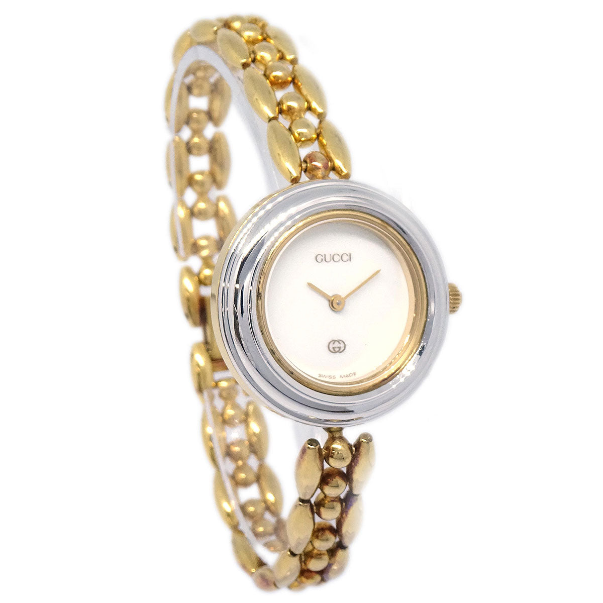 Gucci 11/12 Change Bezel Chameleon Quartz Watch SS