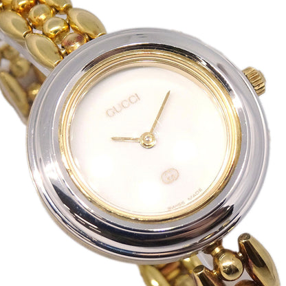 Gucci 11/12 Change Bezel Chameleon Quartz Watch SS