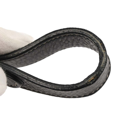 Christian Dior Black Leather Saddle Handbag