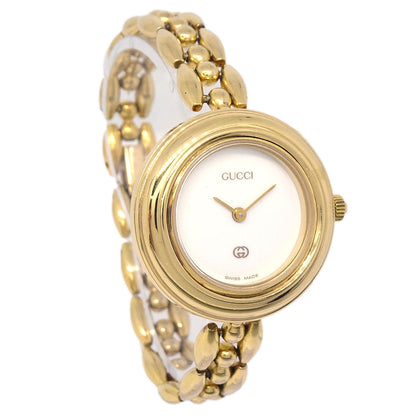 Gucci 11/12 Change Bezel Chameleon Quartz Watch SS