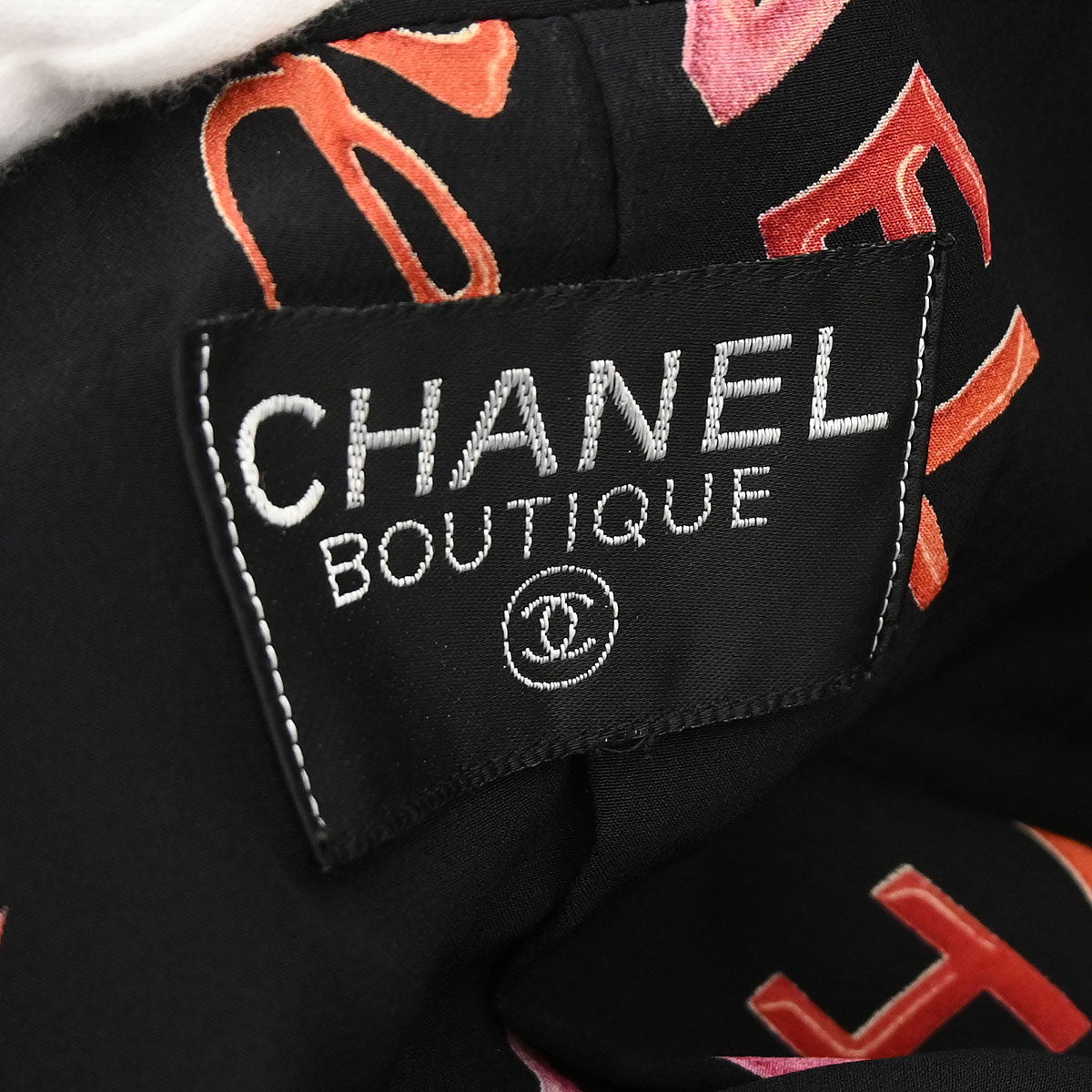 Chanel Collarless Single Breasted Jacket Black