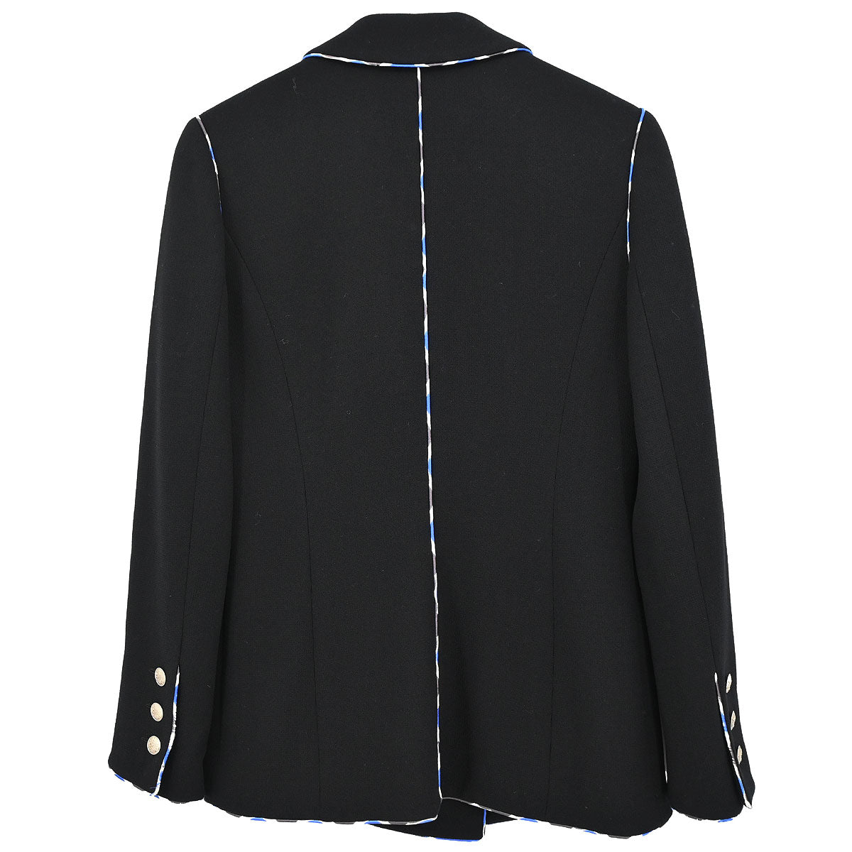 Chanel 2005 Emblem Double Breasted Jacket Black #38