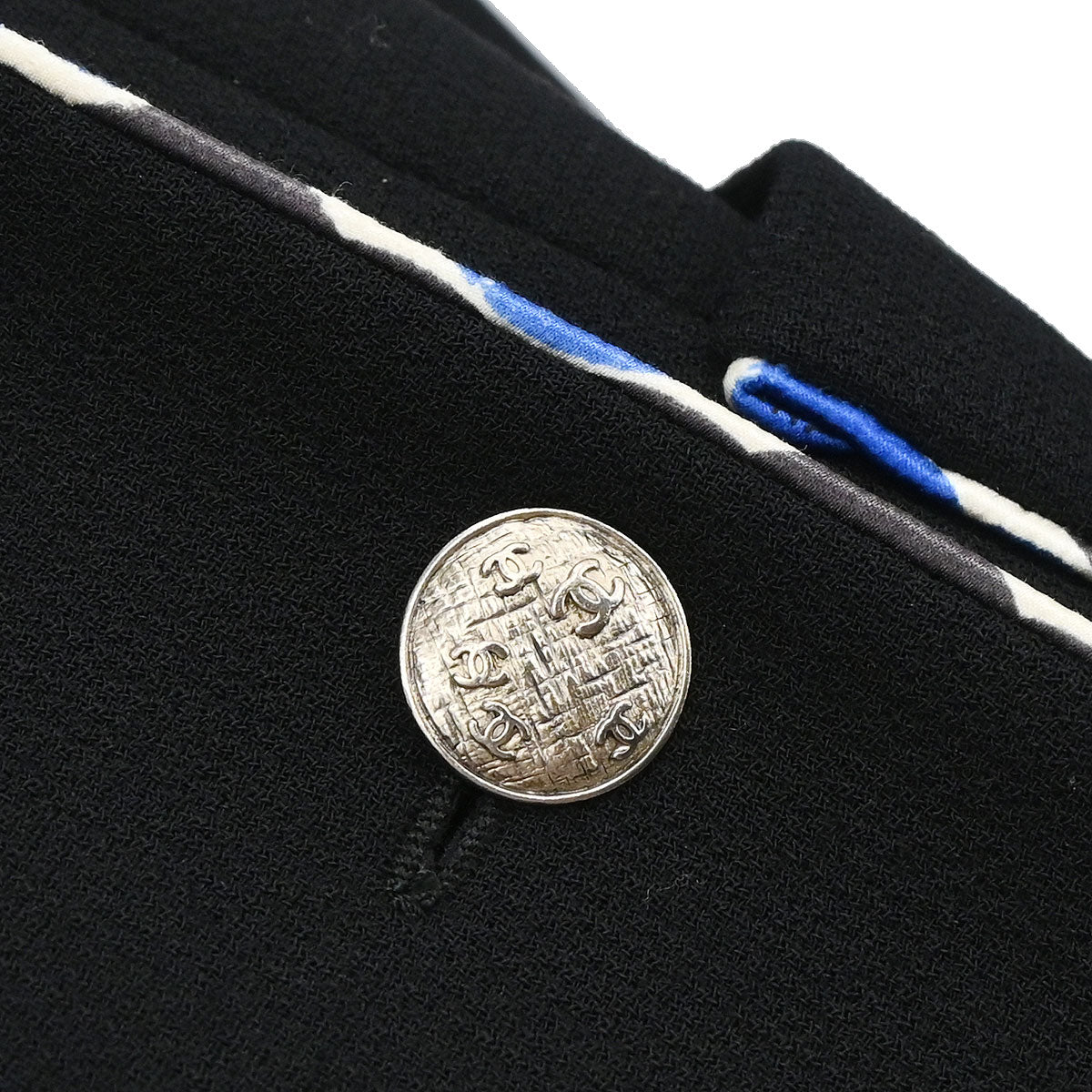 Chanel 2005 Emblem Double Breasted Jacket Black #38