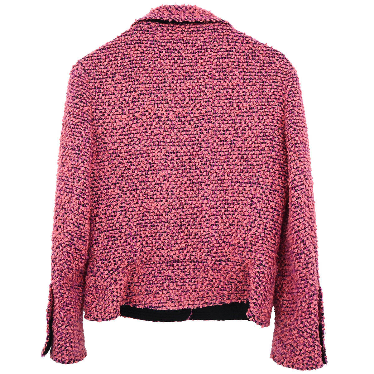 Chanel 1994 Single Breasted Tweed Jacket Pink #36