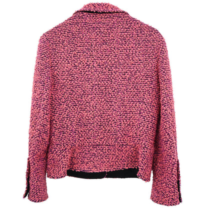 Chanel 1994 Single Breasted Tweed Jacket Pink #36