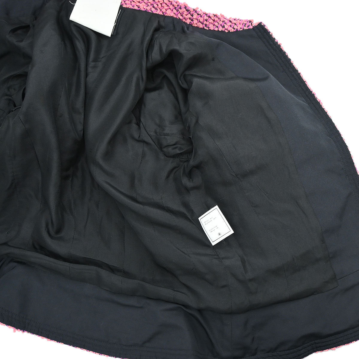 Chanel 1994 Single Breasted Tweed Jacket Pink #36