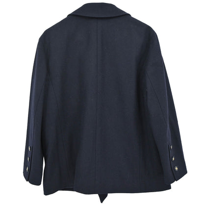 Chanel Double Breasted Jacket Navy