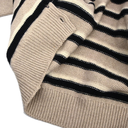 Chanel 1996 Set Cardigan Short Sleeve Top Beige #38