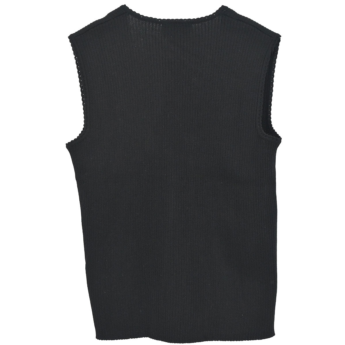 Chanel 1999 Sleeveless Top Vest Black #42