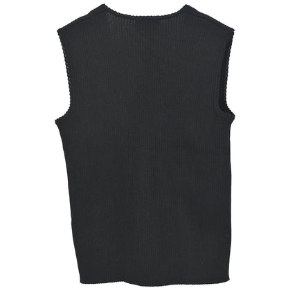 Chanel 1999 Sleeveless Top Vest Black #42