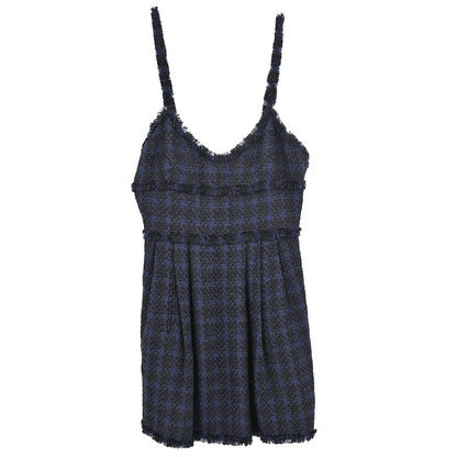 Chanel 2007 Setup Suit Jacket Dress Navy #38