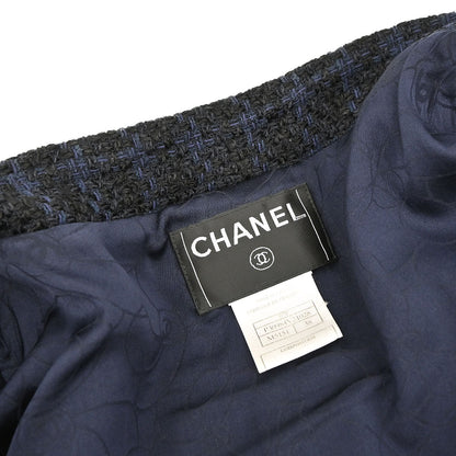 Chanel 2007 Setup Suit Jacket Dress Navy #38