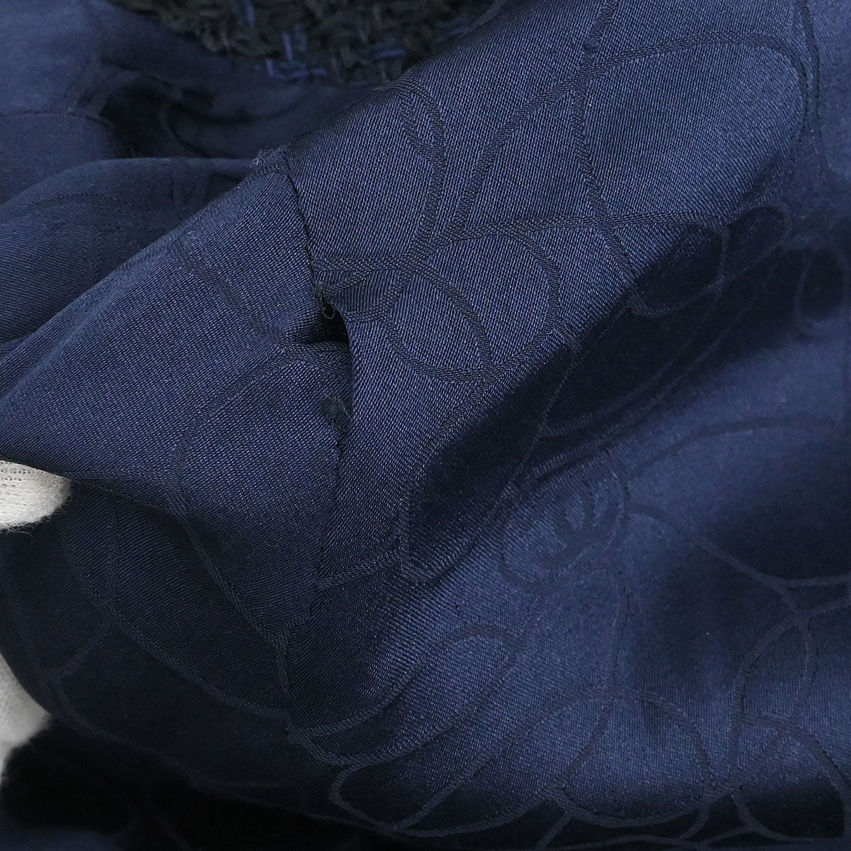 Chanel 2007 Setup Suit Jacket Dress Navy #38