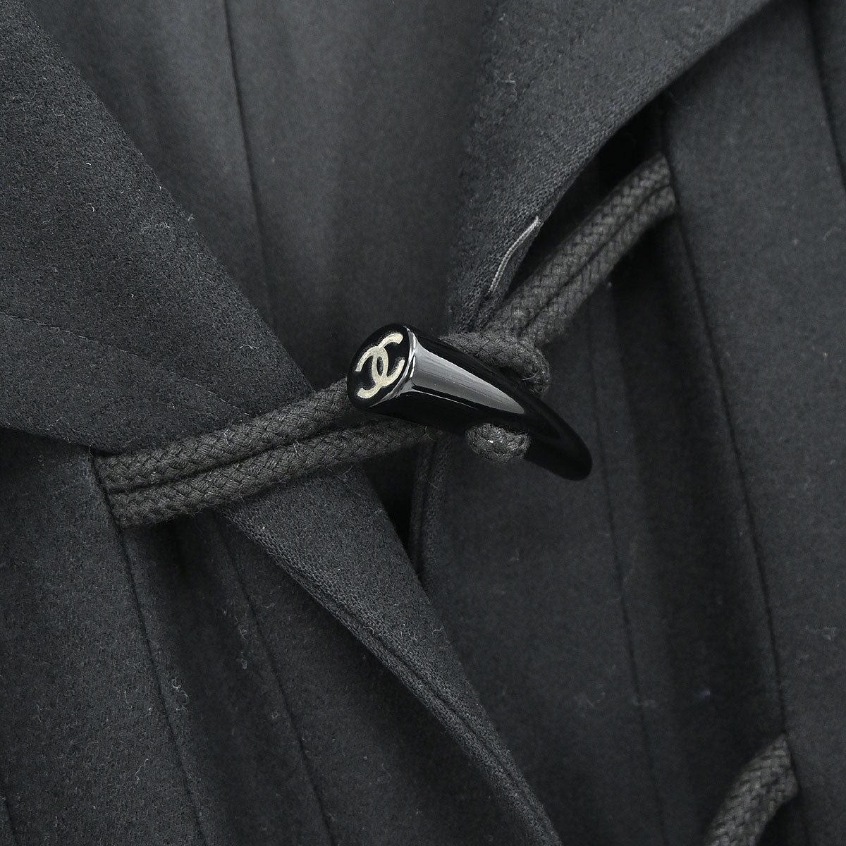 Chanel 2006 Duffel Coat Black #40