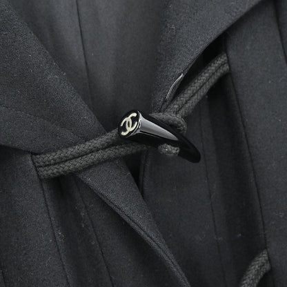 Chanel 2006 Duffel Coat Black #40