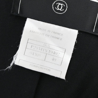 Chanel 2006 Duffel Coat Black #40