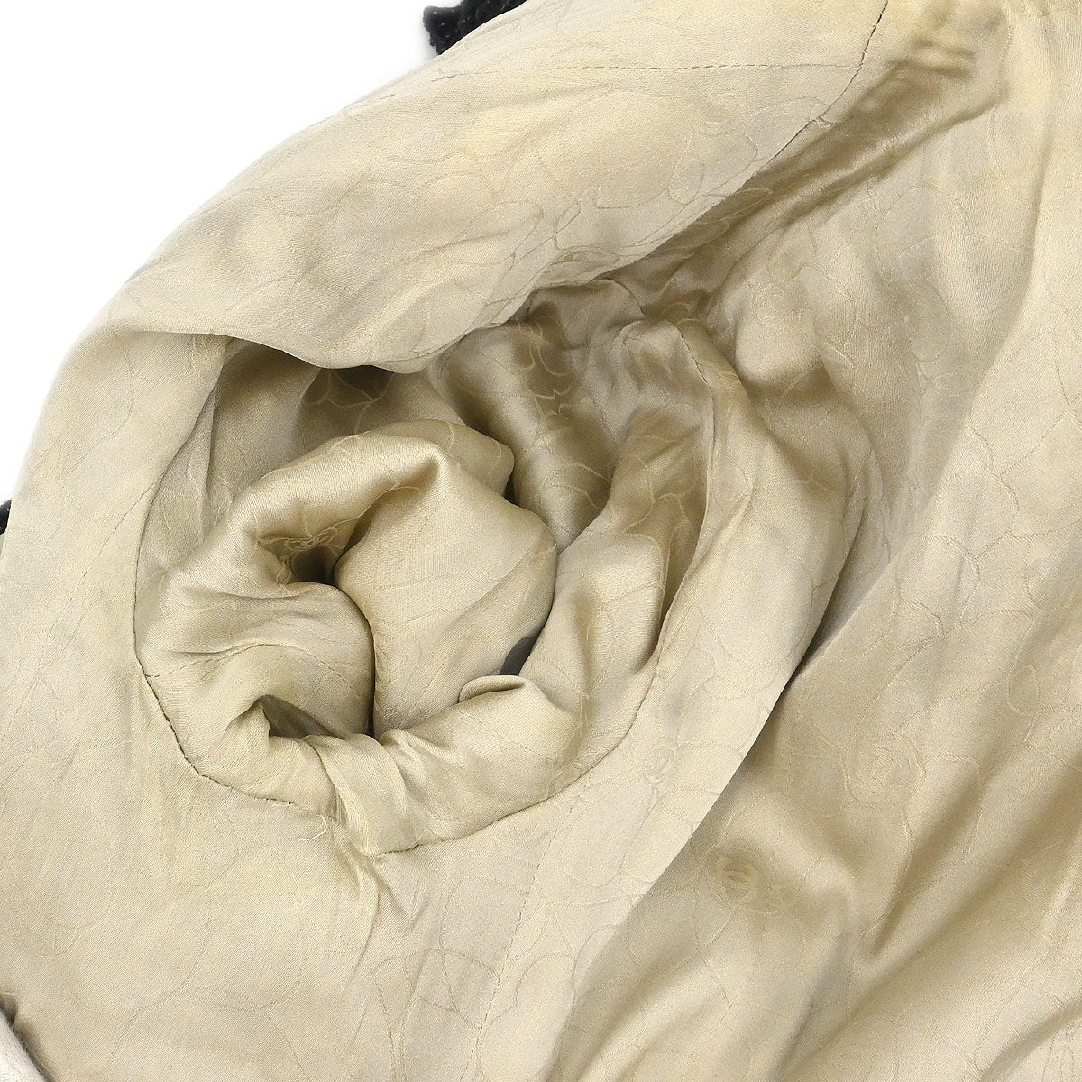 Chanel 2003 Single Breasted Collarless Jacket Beige #40