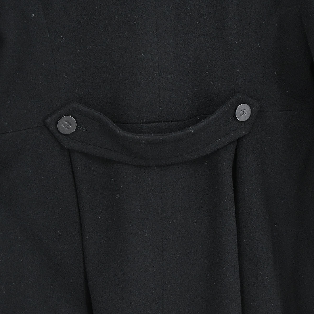 Chanel 2001 Double Breasted Jacket Black #40