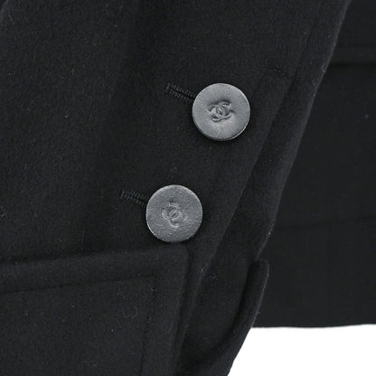 Chanel 2001 Double Breasted Jacket Black #40