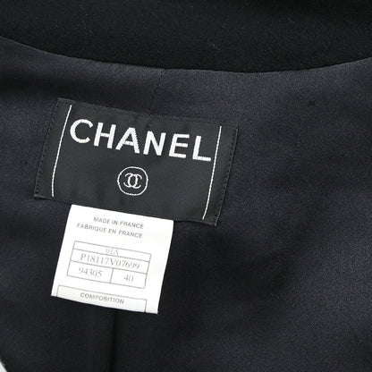 Chanel 2001 Double Breasted Jacket Black #40