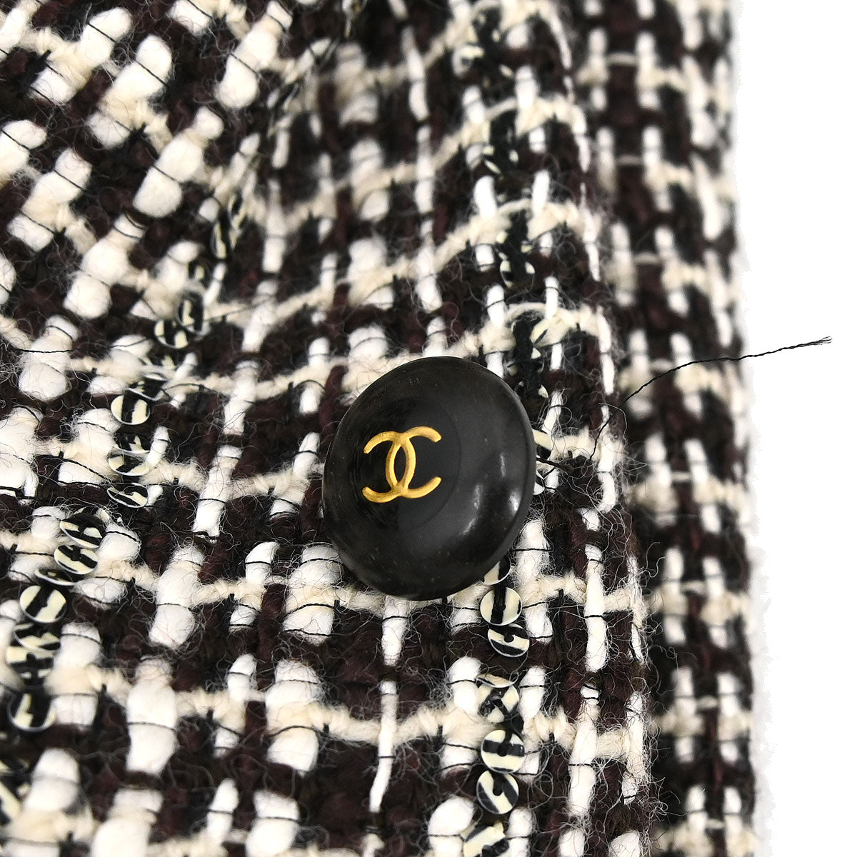 Chanel 2001 Double Breasted Jacket Brown #38