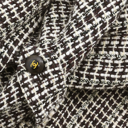 Chanel 2001 Double Breasted Jacket Brown #38