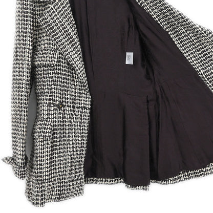 Chanel 2001 Double Breasted Jacket Brown #38